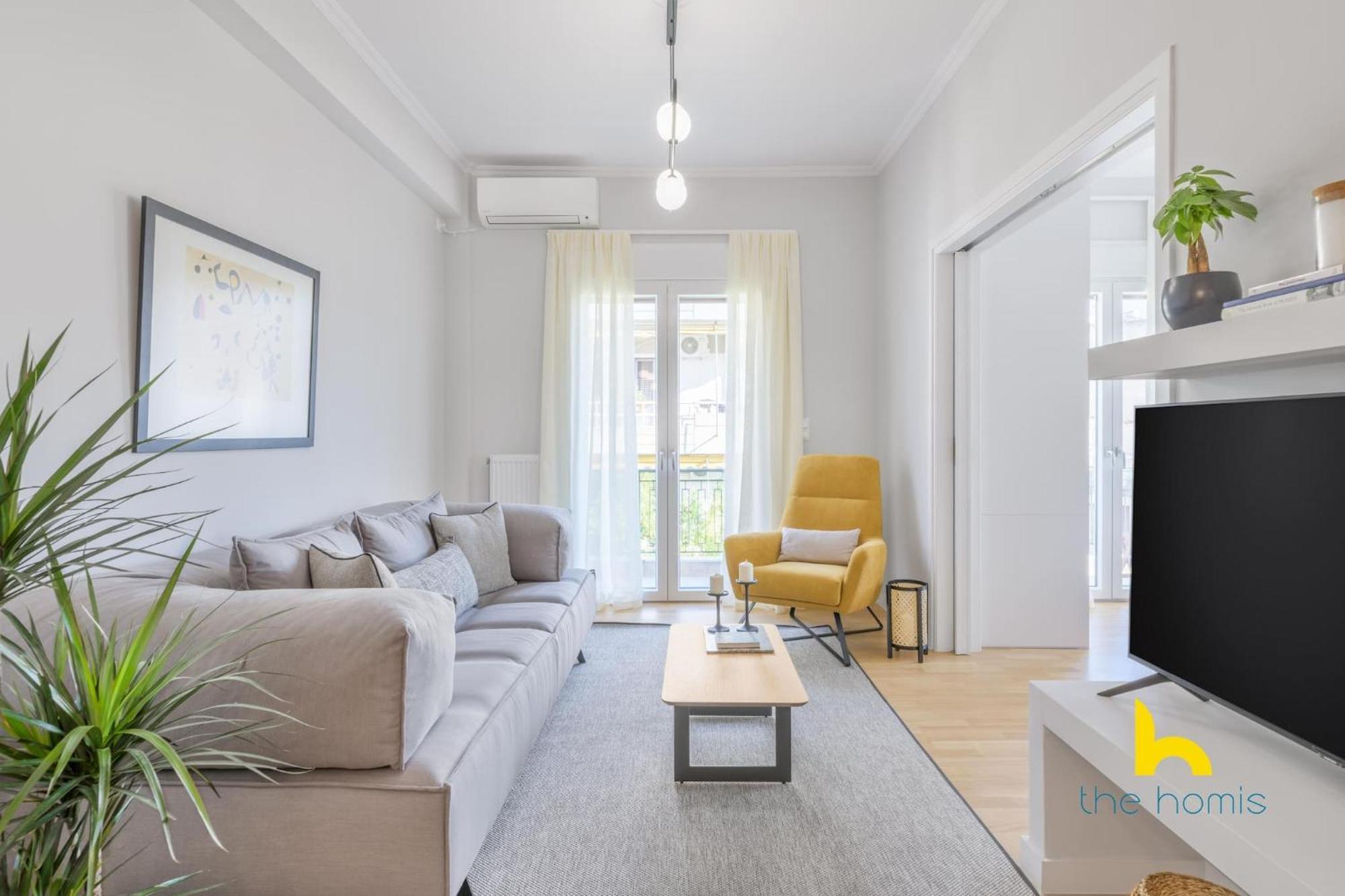 Sun-Splashed 2-Bdr Corner Apartment With Hillside Views! Афины Экстерьер фото